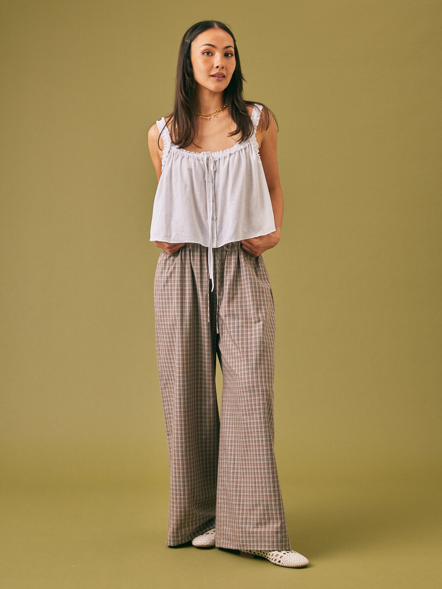 Blythe Multi Way Trousers Check