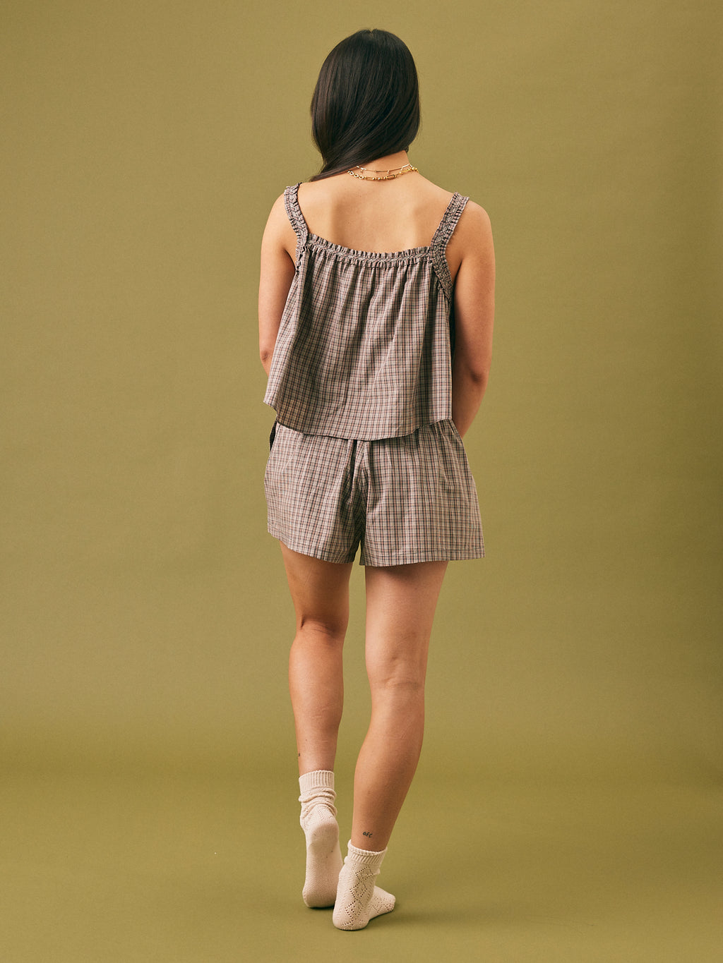 Seren Frill Cami Top Check