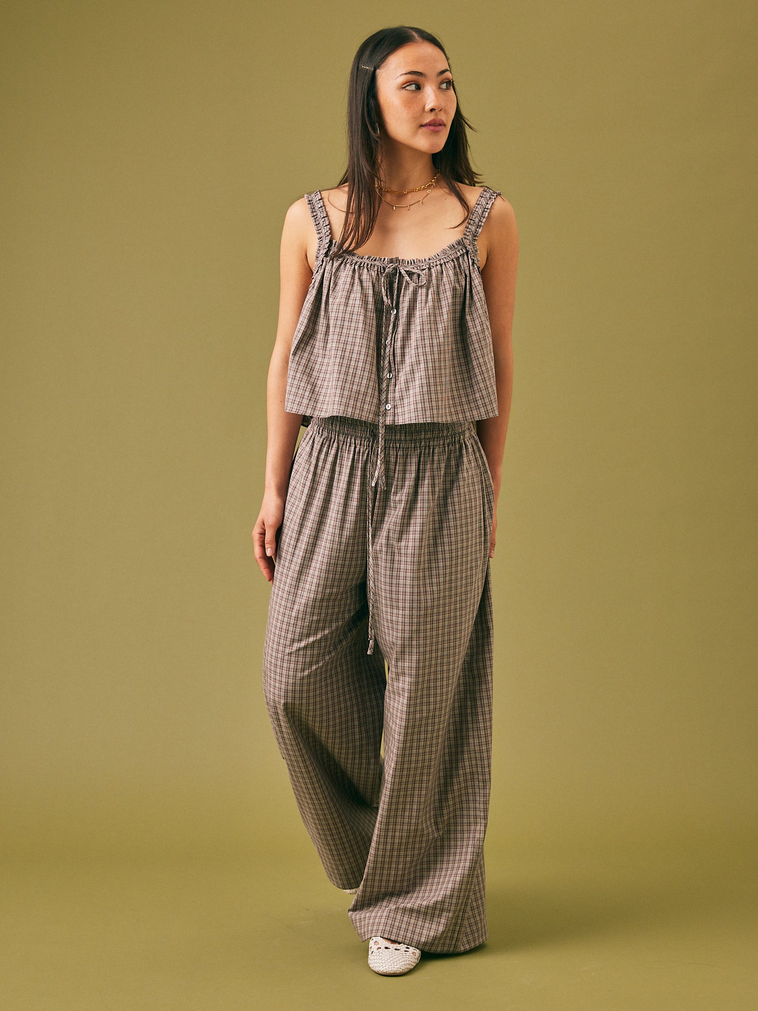 Blythe Multi Way Trousers Check